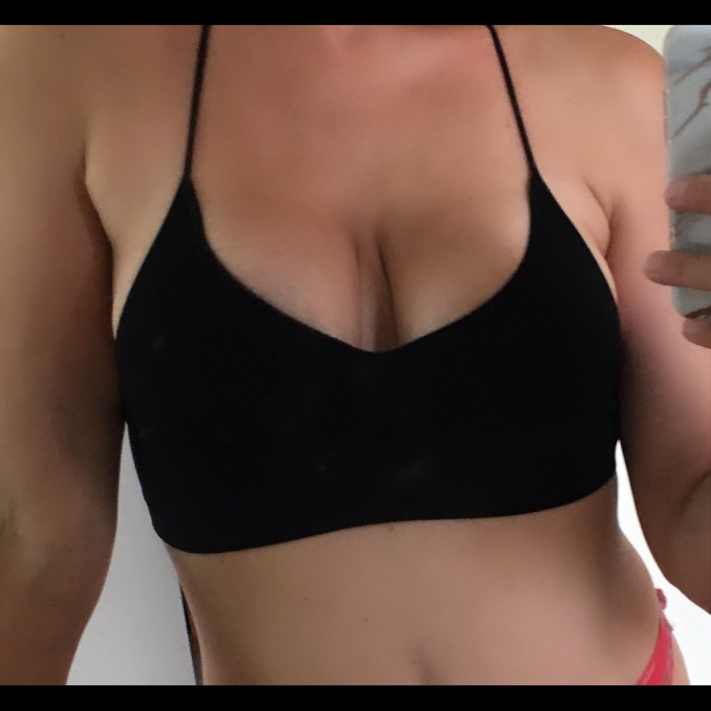 Tattoo black crop tank NWOT